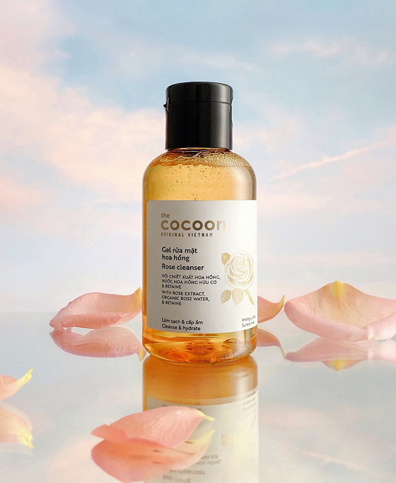Combo Nước Tẩy Trang Sen Hậu Giang 140ml & Gel Rửa Mặt Hoa Hồng 140ml - Ảnh 4