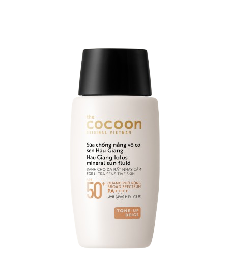 Sữa chống nắng vô cơ Sen Hậu Giang 50ml - Tone up Beige - Ảnh 10