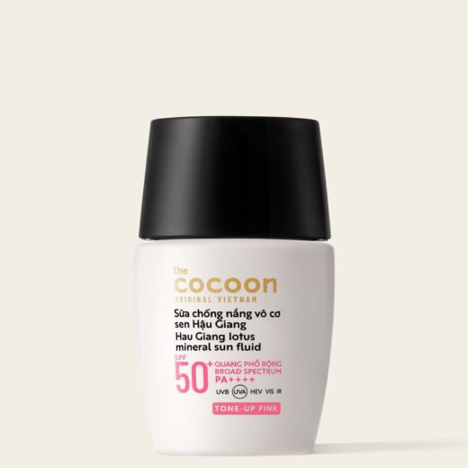 Sữa chống nắng vô cơ Sen Hậu Giang 15ml - Tone up Pink