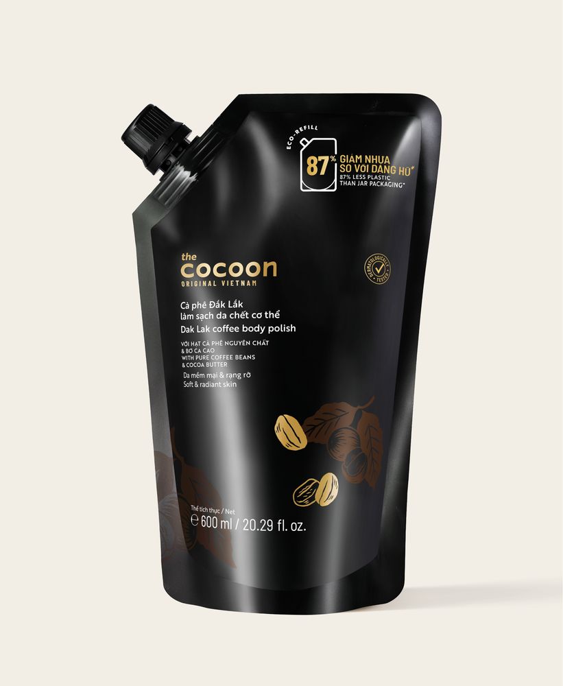 Cà phê Đắk Lắk làm sạch da chết cơ thể 600ml