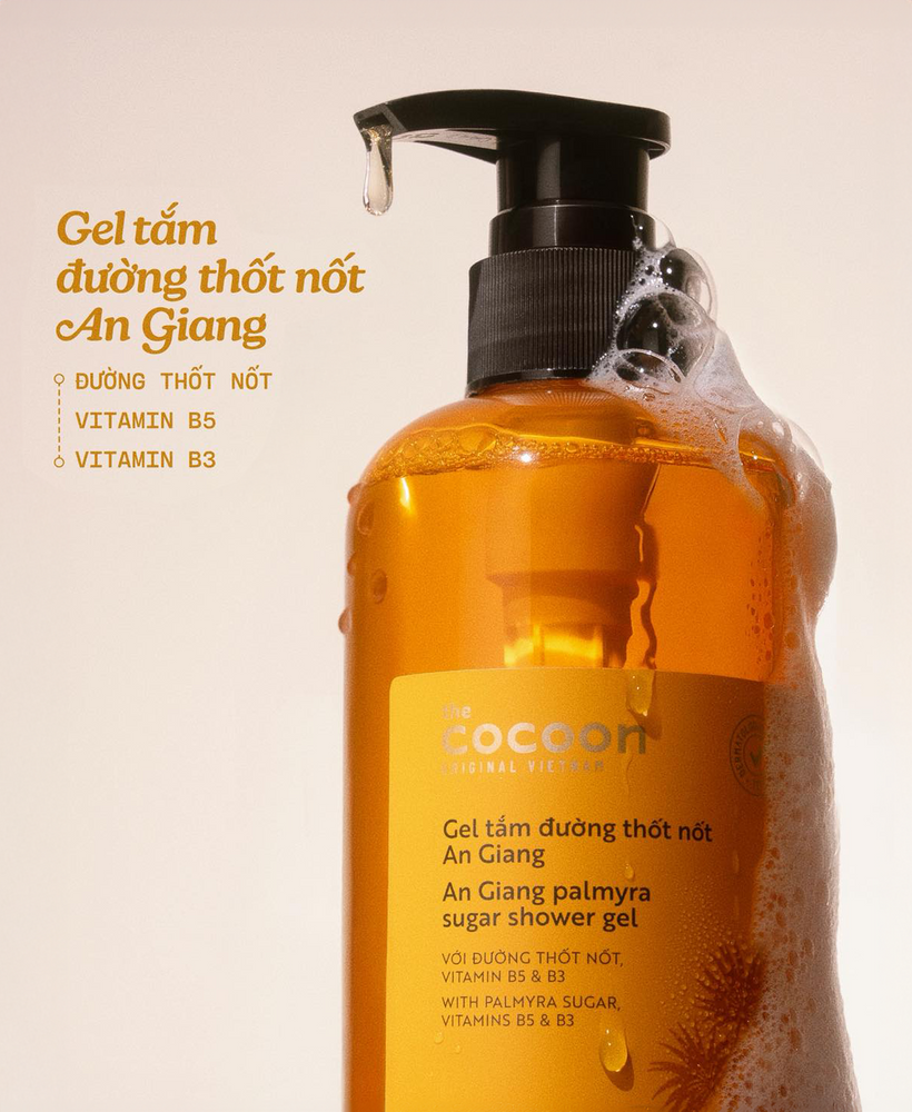 Combo 1 Gel tắm đường thốt nốt An Giang 500ml + 1 tẩy da chết da dầu bồ kết 200ml - Ảnh 3