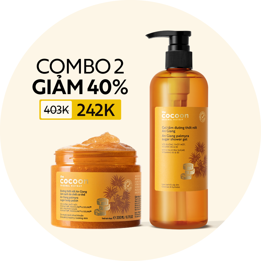 Đường thốt nốt An Giang  làm sạch da chết cơ thể 200ml